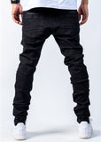 Amelia A2 Black Stacked Skinny Jeans