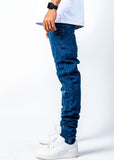 Amelia A2 Stacked Skinny Jeans Dark Blue