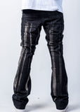 Cobalt Stacked Flare Jeans