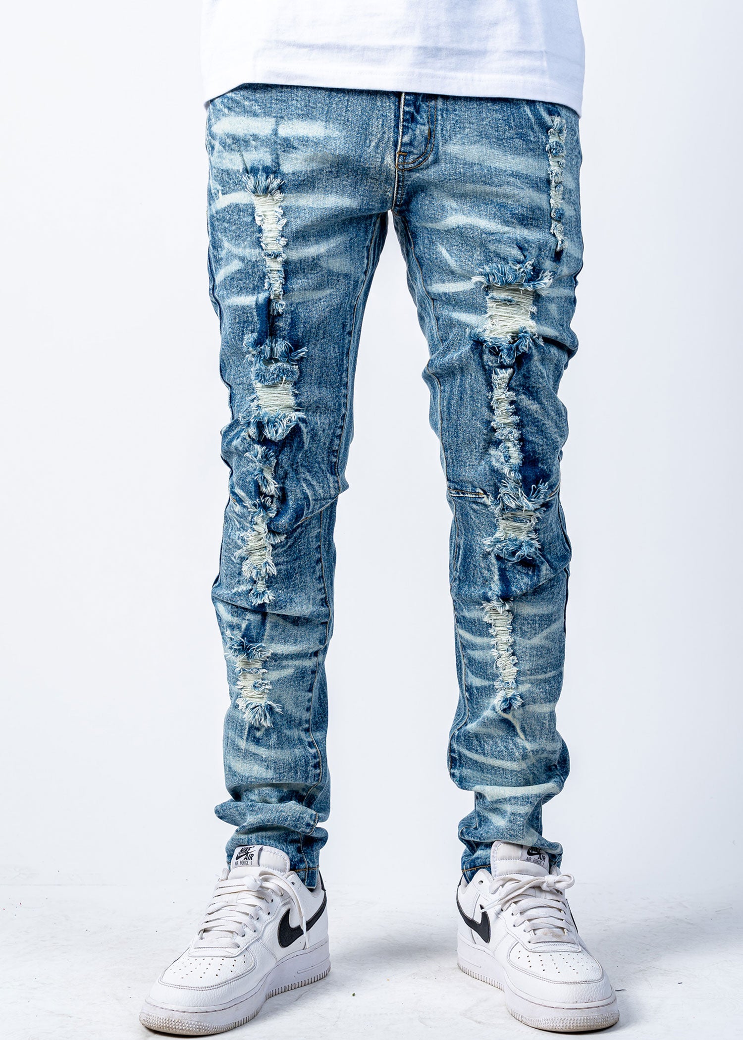 Lorenzo Stacked Skinny Jeans - 95denim
