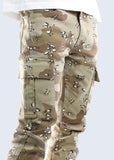 Multi Camo Stacked Jeans