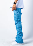 Nala Baby Blue Stacked Jeans