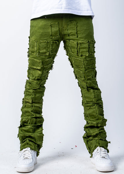 Women's Jeans Jeggings Five Pocket Stretch Denim Pants (Olive Green -  Large) - Walmart.com