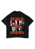 Public Enemy Streetwear T-Shirt Black