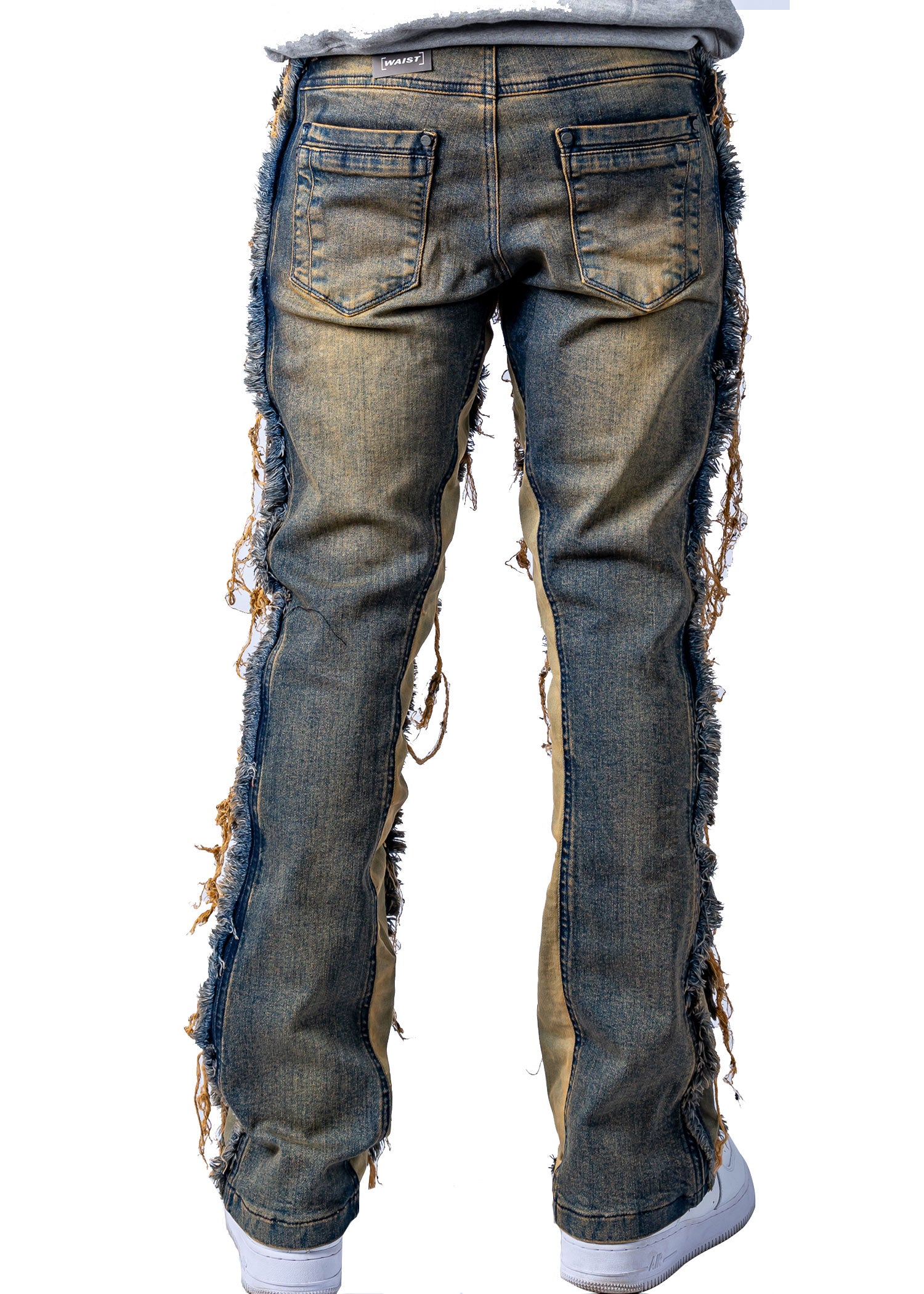 Gold Coast Mens Stacked Flare Jeans - 95denim