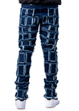 Nala Stacked Skinny Jeans Navy Blue